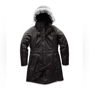 The North Face Women's Black Parka with Faux Fur Hood